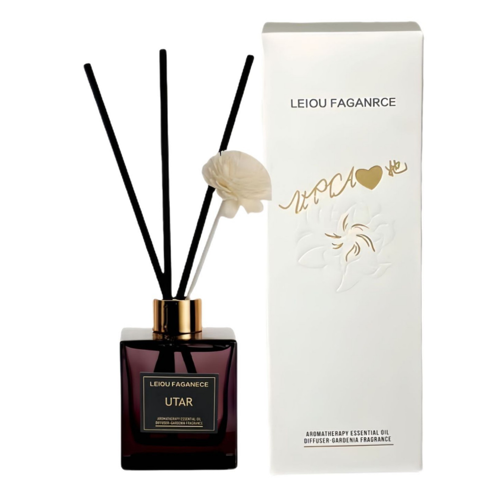 Gardenia Rattan Dried Flower Fireless Aromatherapy Plant Essential Oil Indoor Long-Lasting Fragrance Ornaments Deodorizing Manufacturer Wholesale