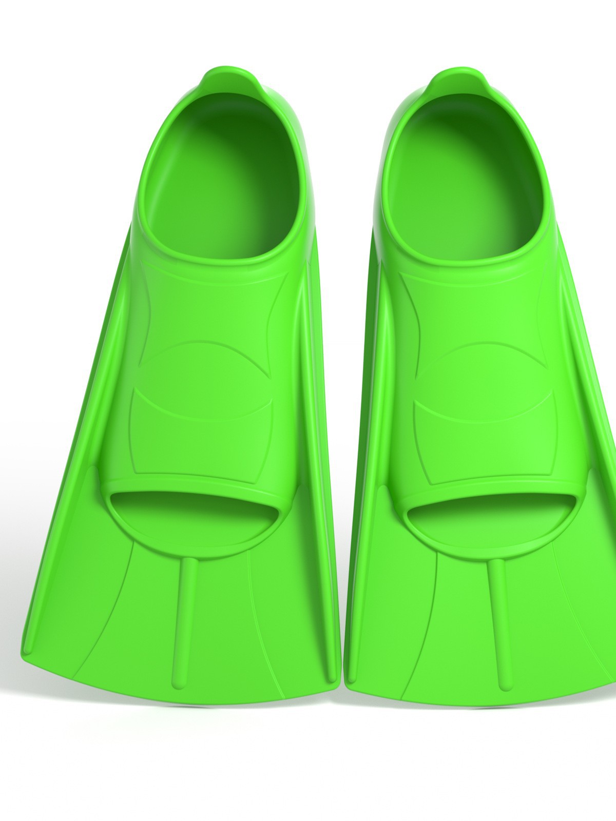 Factory Direct Sales Comfortable Swimming Training Silicone Fins for Teenagers, Children and Adults, Non-Slip Soft Short Fins