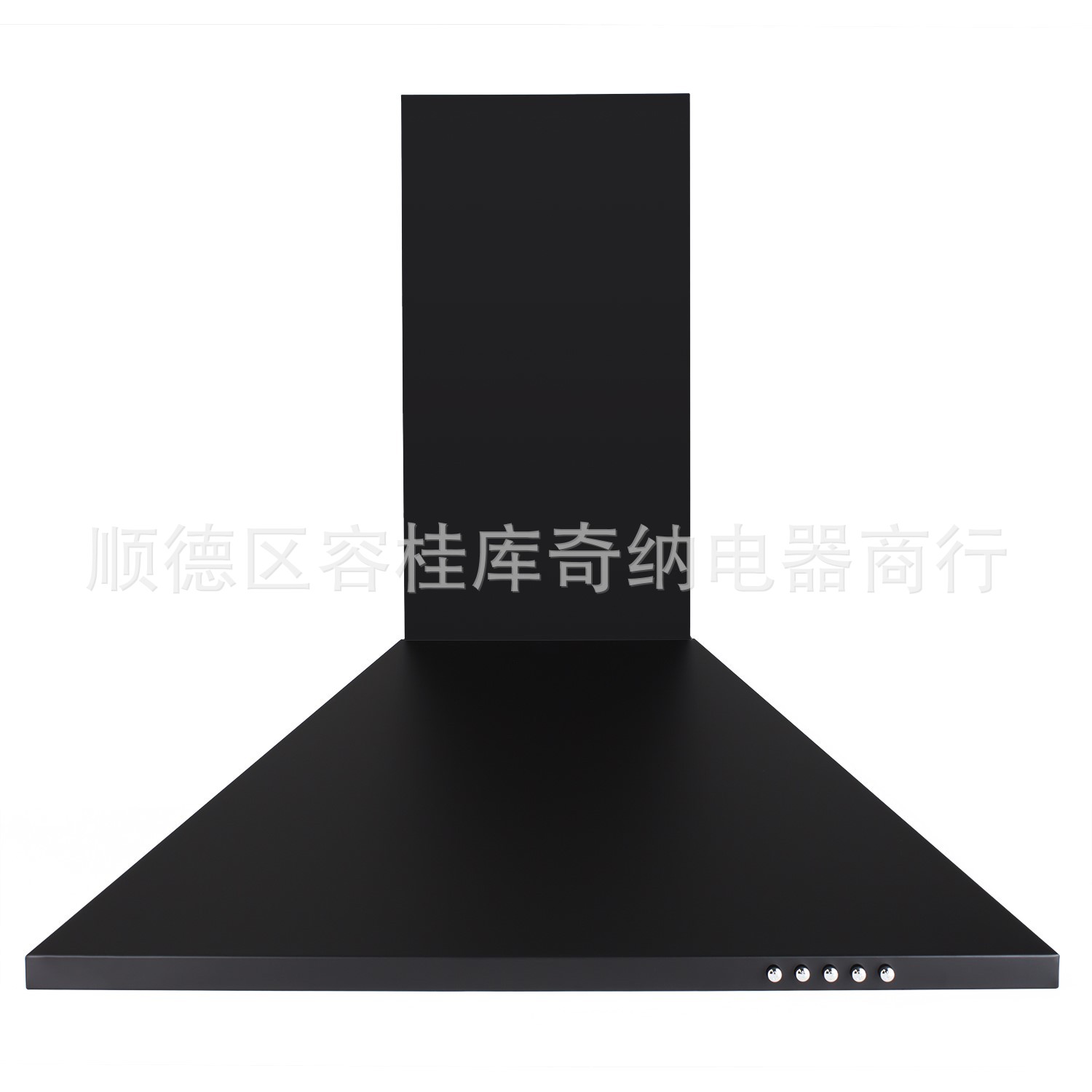 Вытяжка настенная черная нержавеющая сталь кнопочная модель 60 см