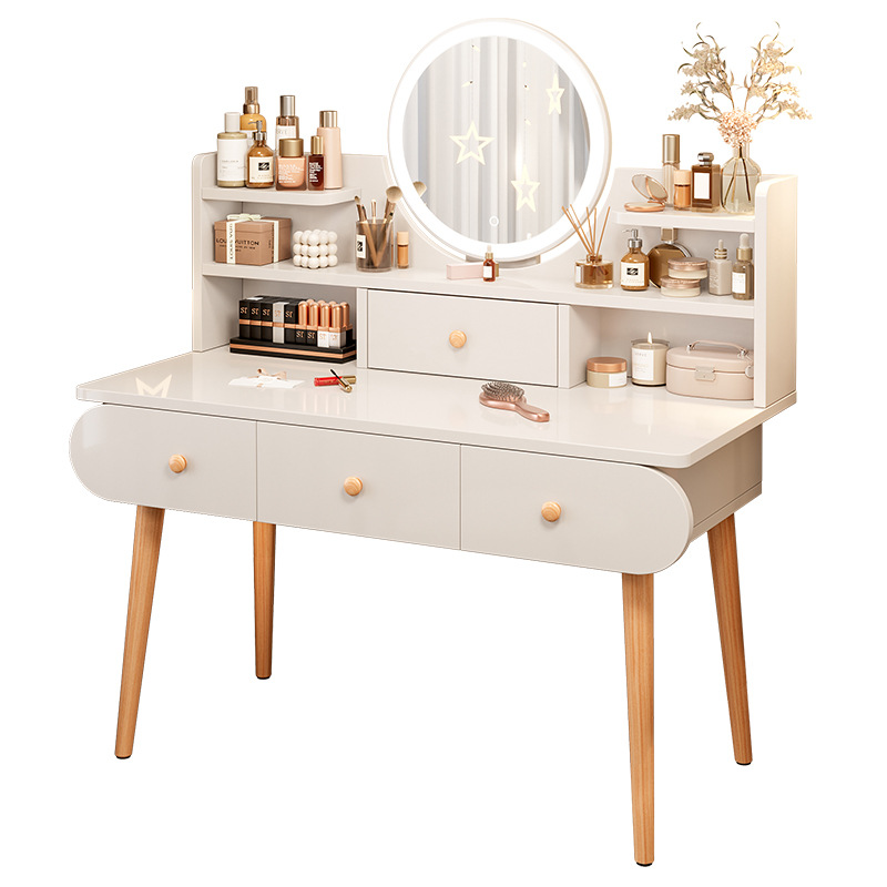 Dresser Bedroom Simple Modern 2024 New Explosive Small Apartment Light Luxury Bedside Storage Cabinet Integrated Makeup Table