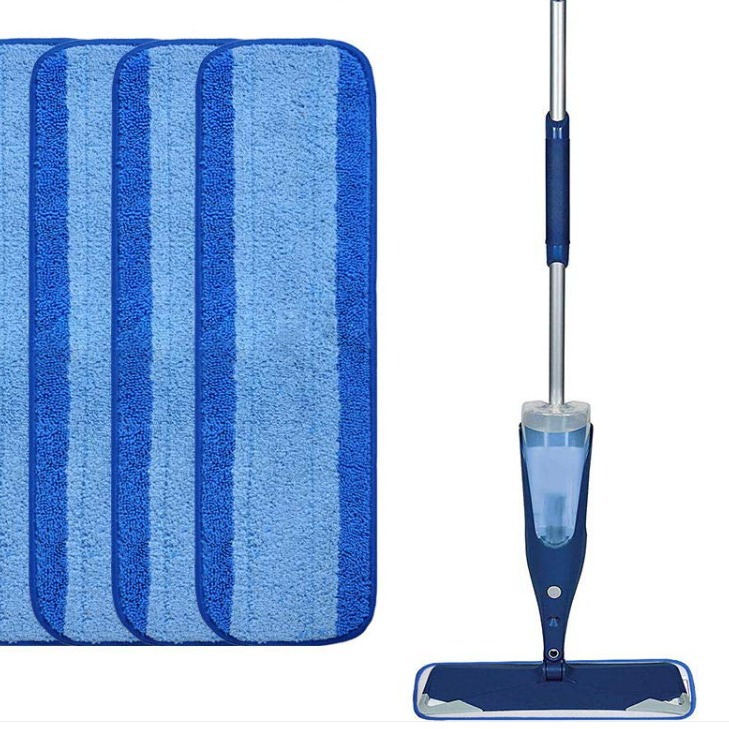 Cross-border manufacturers directly supply wholesale absorbent flat mop replacement cloth sticky mop head spray mop cloth