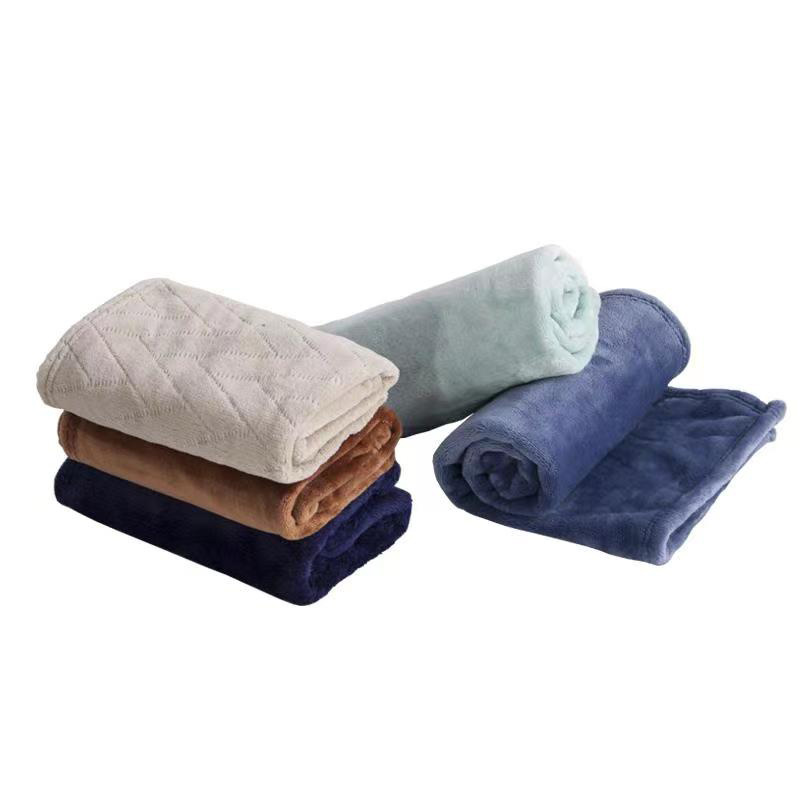 Manufacturer's Ready-Made Wholesale Pet Blanket Gift Matching Coral Velvet Flannel Air-Conditioning Blanket Warm Dog Mat Dropshipping