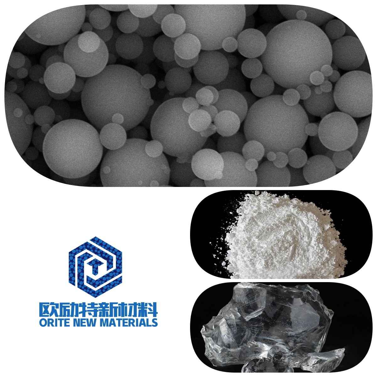 High Purity 99.99% Spherical Silica Micro Powder, Granulation Rate 95%, Filling Rate High, Can Be Modified for Surface Treatment