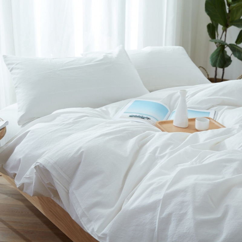 White quilt cover four-piece hotel white Suite Hotel B & B pedicure bedding fitted sheet 4-piece set