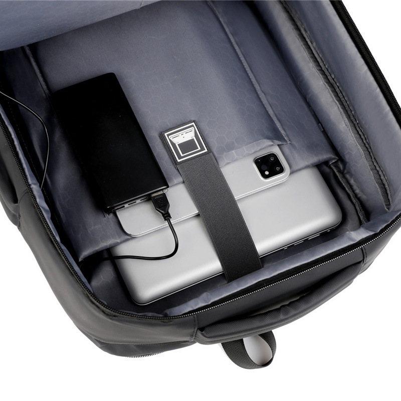 Backpack College Students Commuter High-Level Sense Backpack Men's Fashionable Large Capacity Expandable Business Handbag for Men