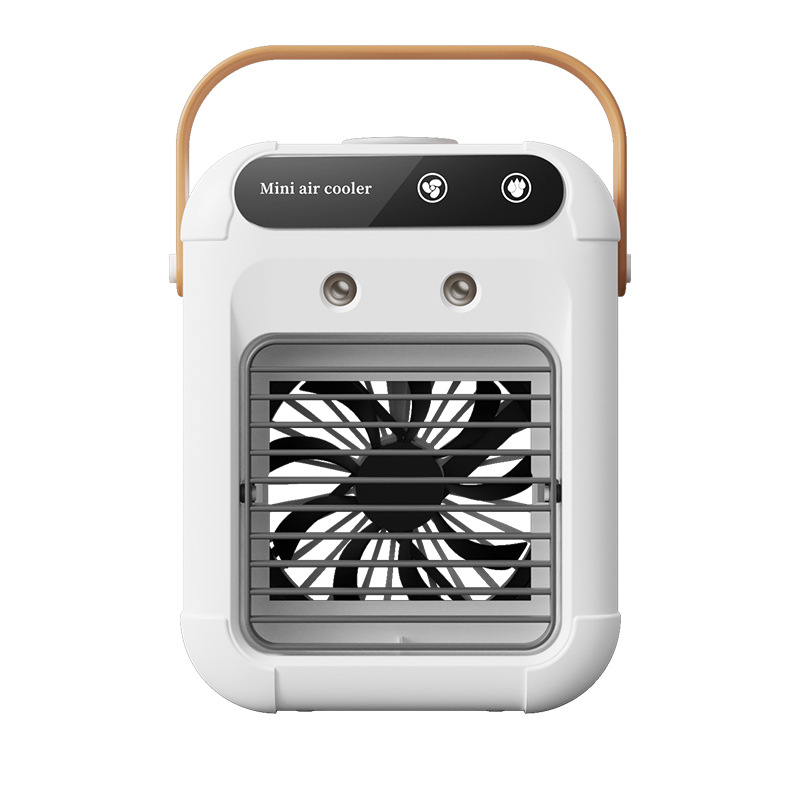 Office Humidification and Cooling Small Bladeless Cooling Fan Spray Cooling Machine Air Conditioning Fan Cooler Small Air Conditioner Silent