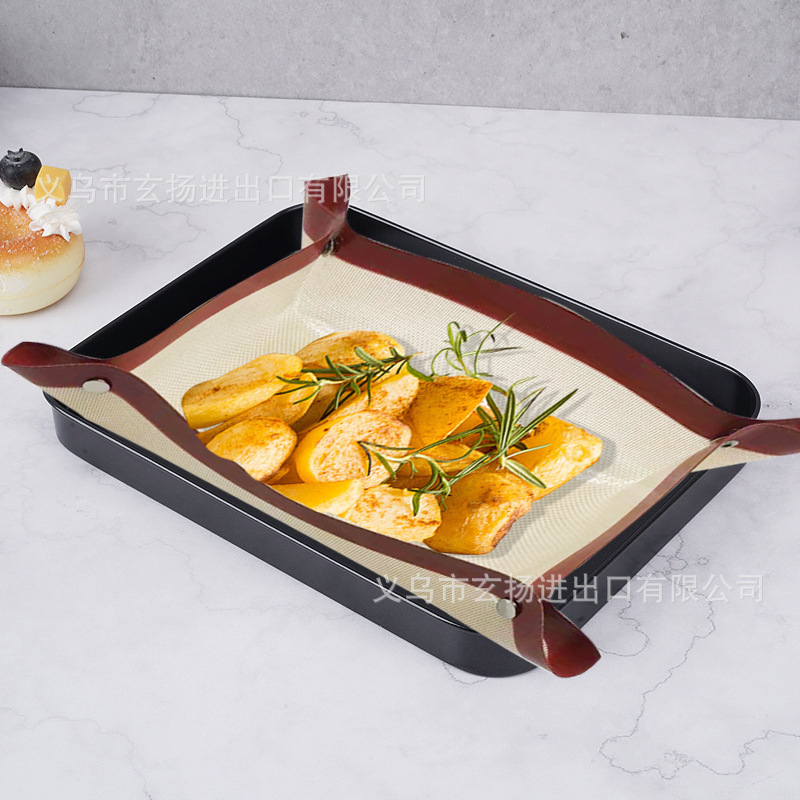 Spill-proof silicone baking mat high temperature resistant oven baking mat fondant baking mat mold button oven mat