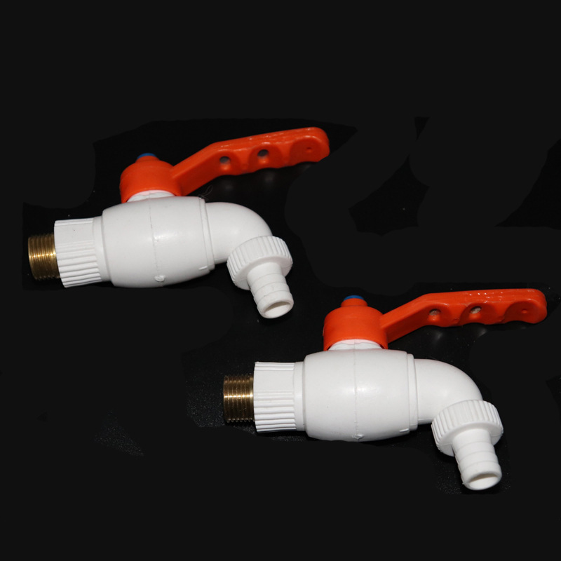 Ppr Steel Core Faucet Hot and Cold Dual-Use Turkish Spout 4-Point Iron Handle Ball Valve Export Export Quality Large Flow Batch