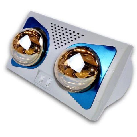 Bathroom Punch-Free Wall-Mounted Heating Lamp, Warm Air Heater, Integrated Waterproof and Explosion-Proof Light Bulb, Bathroom Wall-Mounted Bath Heater