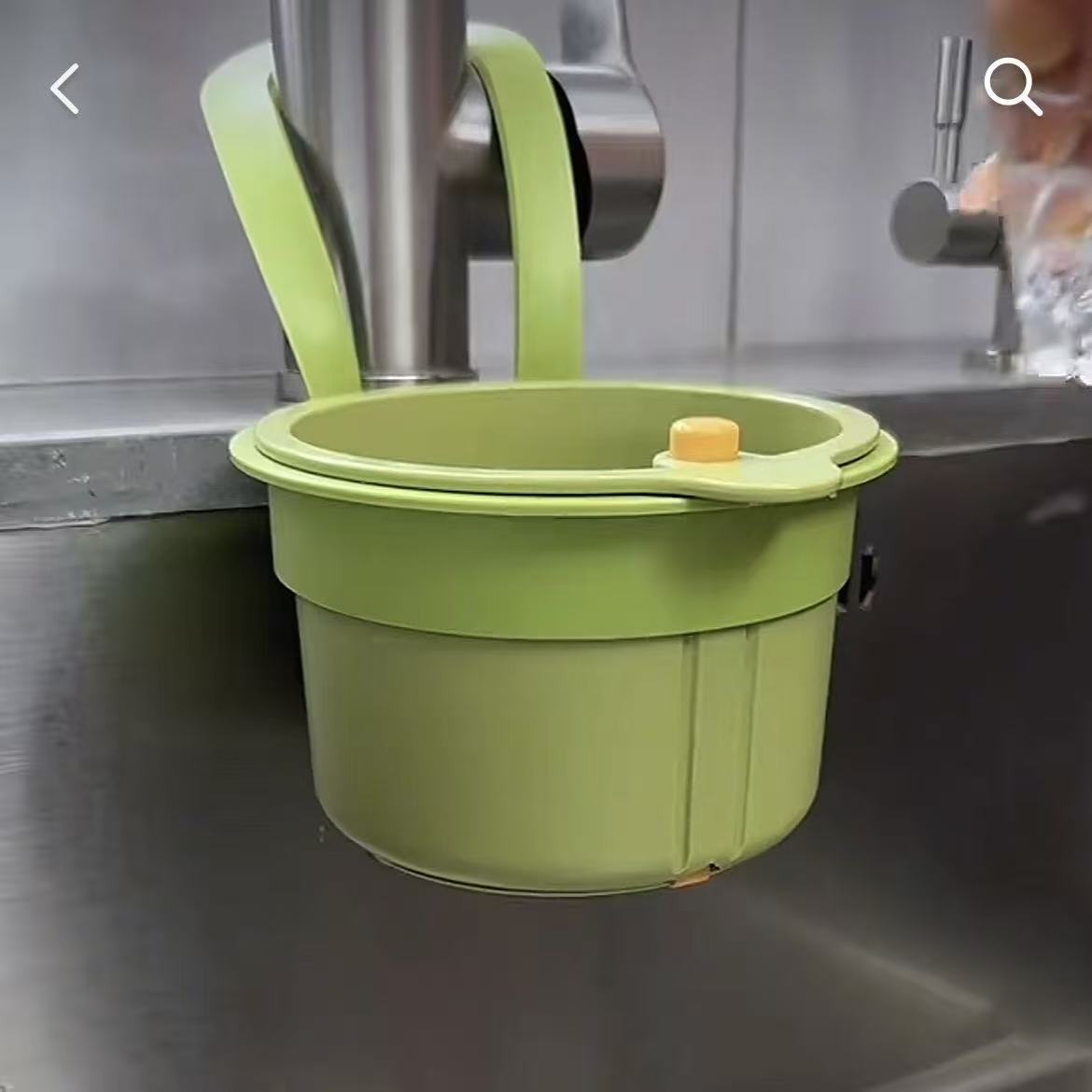 Hanging Sink Drain Basket Household Kitchen Sink Separation Food Residue Filter Basket Fruit Cleaning Water Filter Basket