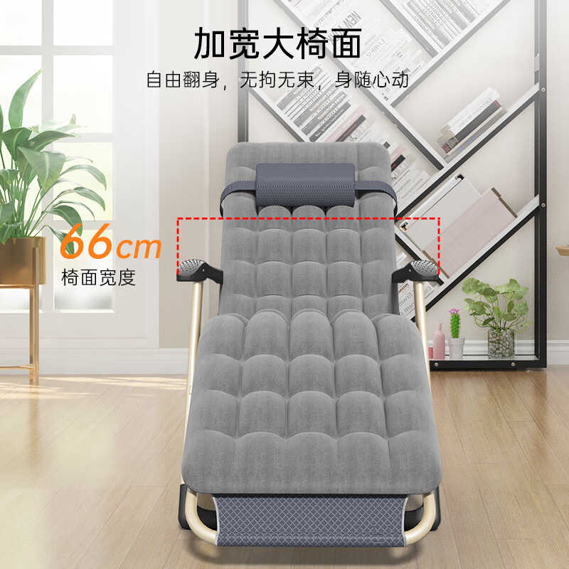Folding Chair Single Lunch Break Dual-use Recliner Office Nap Home Recliner Simple Portable Accompanying Chair Wholesale