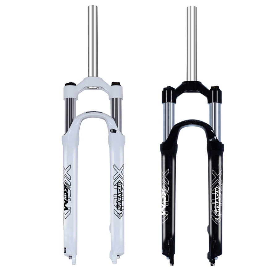 Xcm Bicycle Front Fork 26 27.5 29inch Aluminum Alloy Mountain Bike Spring Fork Shock Absorption Front Fork Stroke 100mm