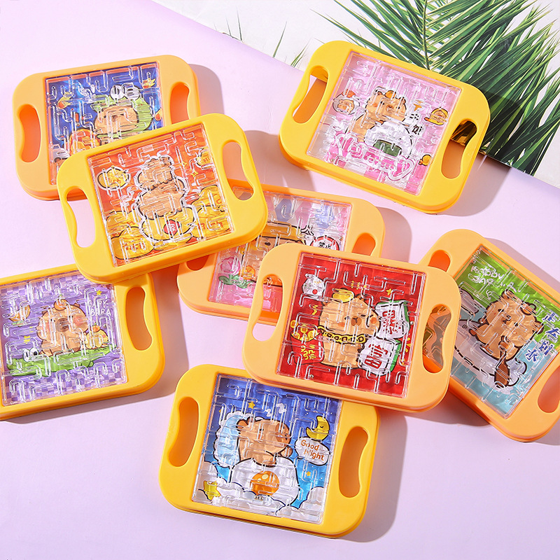 Kappi Bala Mini Palm Balance Maze Factory Direct Children's Educational Toys Wholesale Kindergarten Gift Tablet