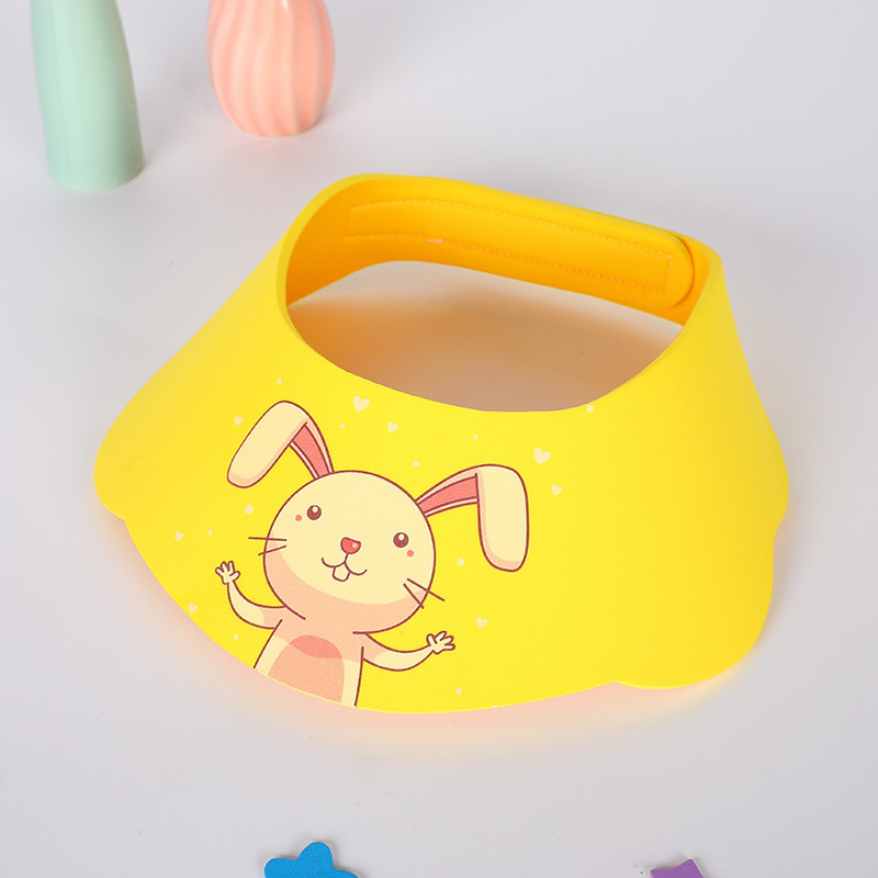 Adjustable Waterproof Cartoon Thickened Shampoo Kidsren's Baby Artifact Shower Cap Water-Blocking Cap Bjs