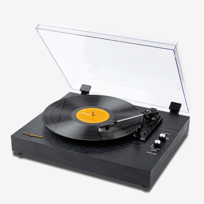 Cross-Border Vinyl Record Player European-Style Home Gramophone Built-In Speaker Speaker Retro Wooden Record Player Lp
