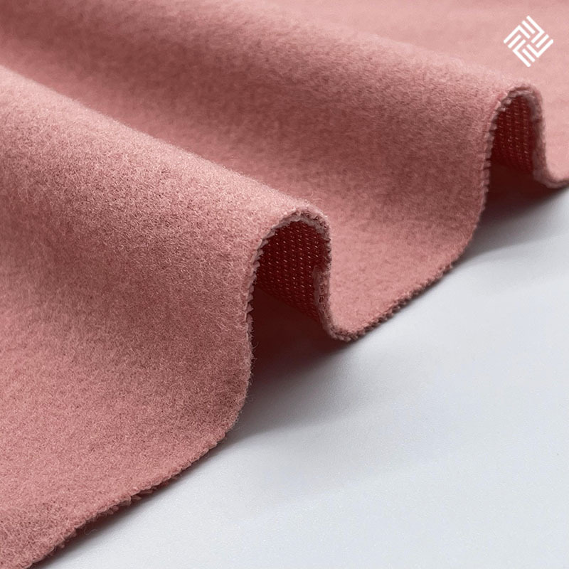 In-Stock Single-Sided Wool Fabric 400g Woolen Fabric Autumn and Winter Faux Fur Women's Coat Hanfu Coat Fabric Wholesale