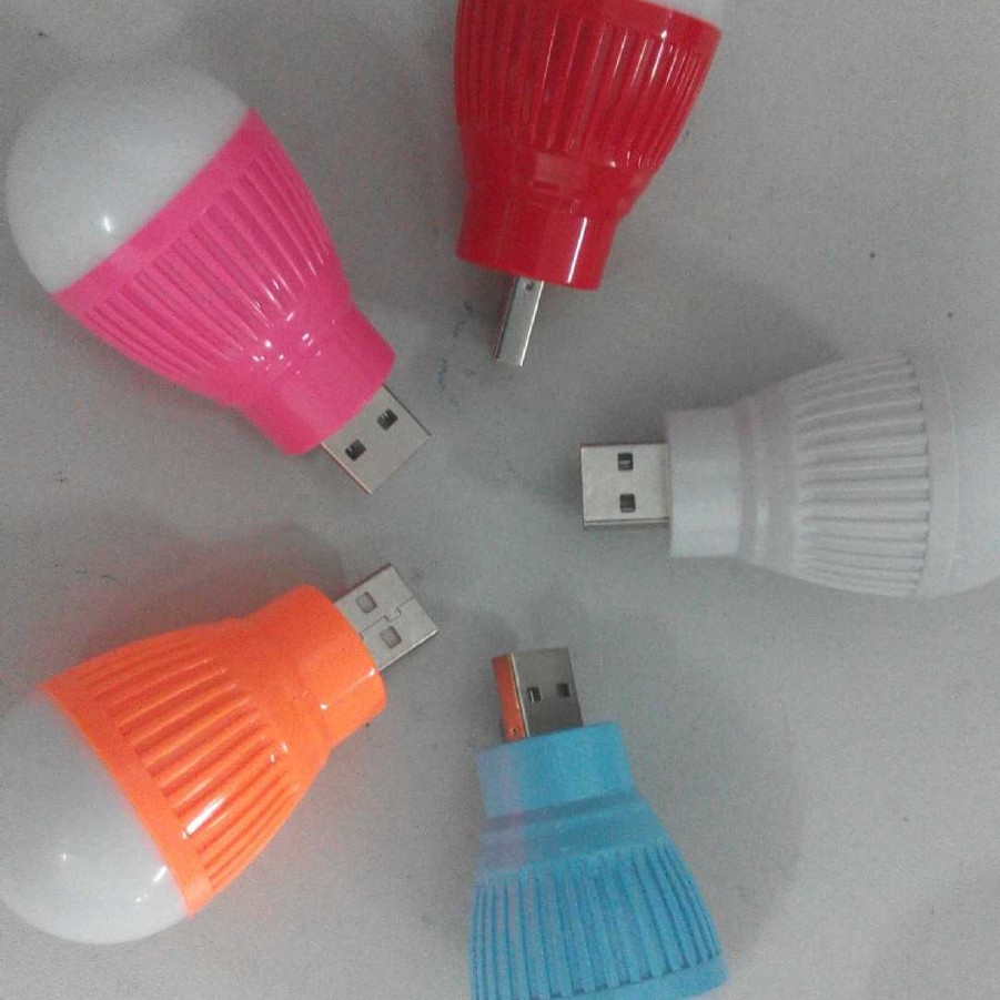Wholesale Self-Produced Mini USB Lamp Small Bulb Lamp Energy-Saving Lamp White Light Lamp Outdoor Portable Bedroom Sleep Night Light