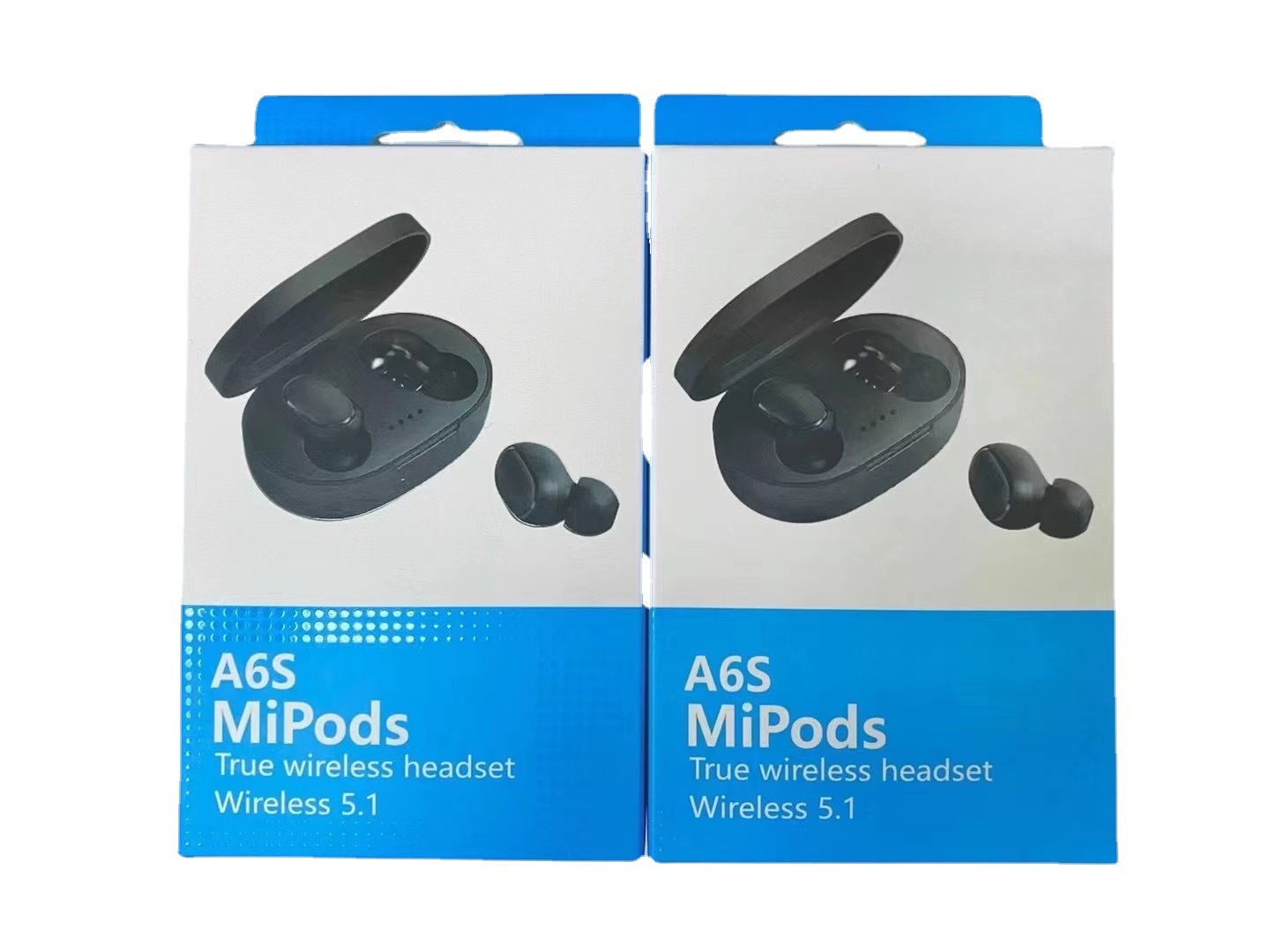 E7S Bluetooth wireless headset A6S packaging box tws sports X15 universal color box gift box packaging box spot