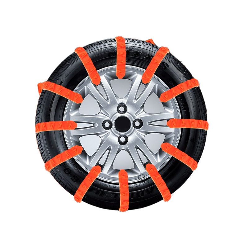 Electric Vehicle Emergency Anti-Skid Chain Winter Tricycle Battery Car Motorcycle Tire Snow Chain Rubber Anti-Skid Tie