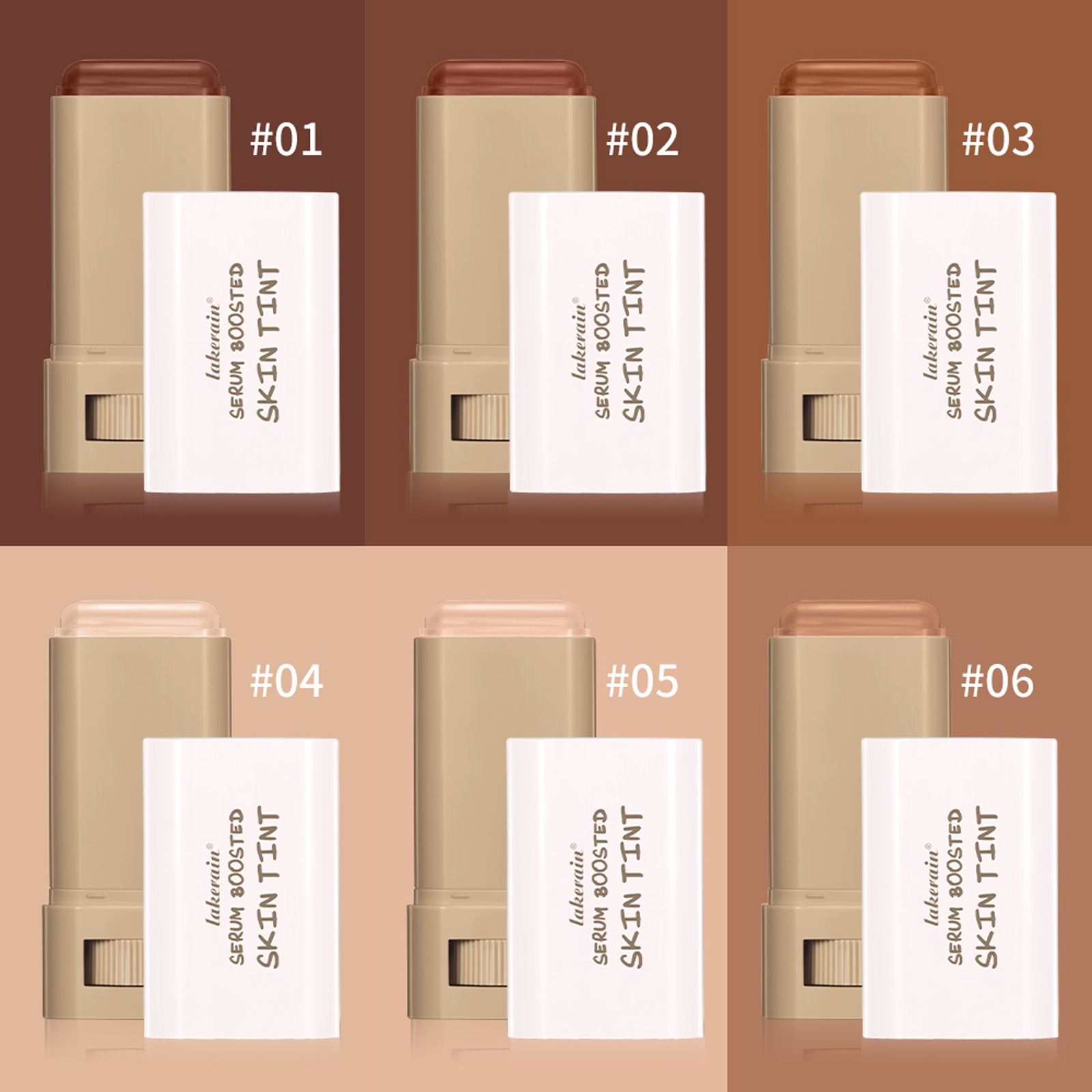 Lakerain Multi-Color Moisturizing Essence, Natural Fit, Brightening Skin Tone, High-Gloss Blush and Contouring Essence