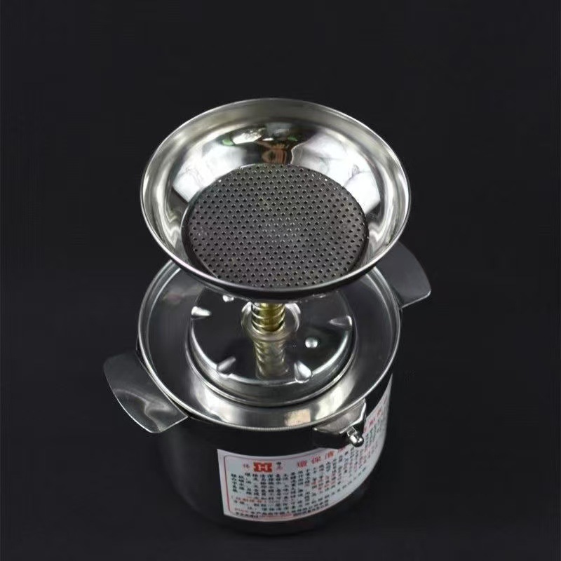 Environmental protection stainless steel cleaning table alcohol big small size press alcohol bottle wetting table alcohol pot factory outlet