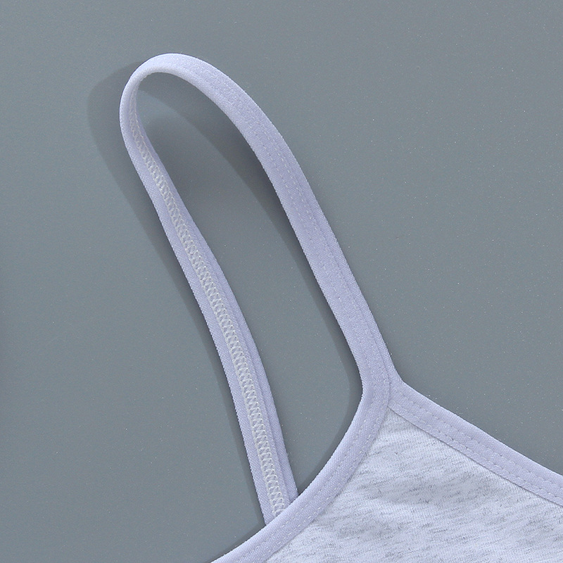 Girls' Small Vest Intimates Sling Inner Wear Medium and Large Kidsren's Bra Development Period 9 Cotton Summer Wrap Tube Top 10-15 Years Old