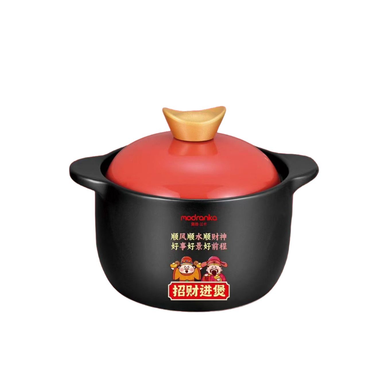 Casserole Stew Pot Household Gas High Temperature Resistant Ceramic Soup Pot Dry Burning Does Not Crack Gas Stove Special Soup Pot Casserole