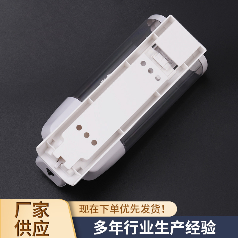Manufacturer Supplies Hotel Bathroom Manual Button Plastic Soap Dispenser 350ml Hand Sanitizer Box