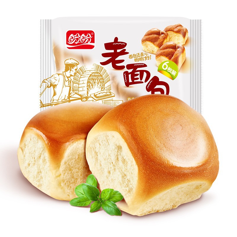 Panpan Old Bread Milk Flavor 155G/Bag Traditional Hand-Shredded Bread Nutritious Breakfast Snacks Casual Snacks Wholesale