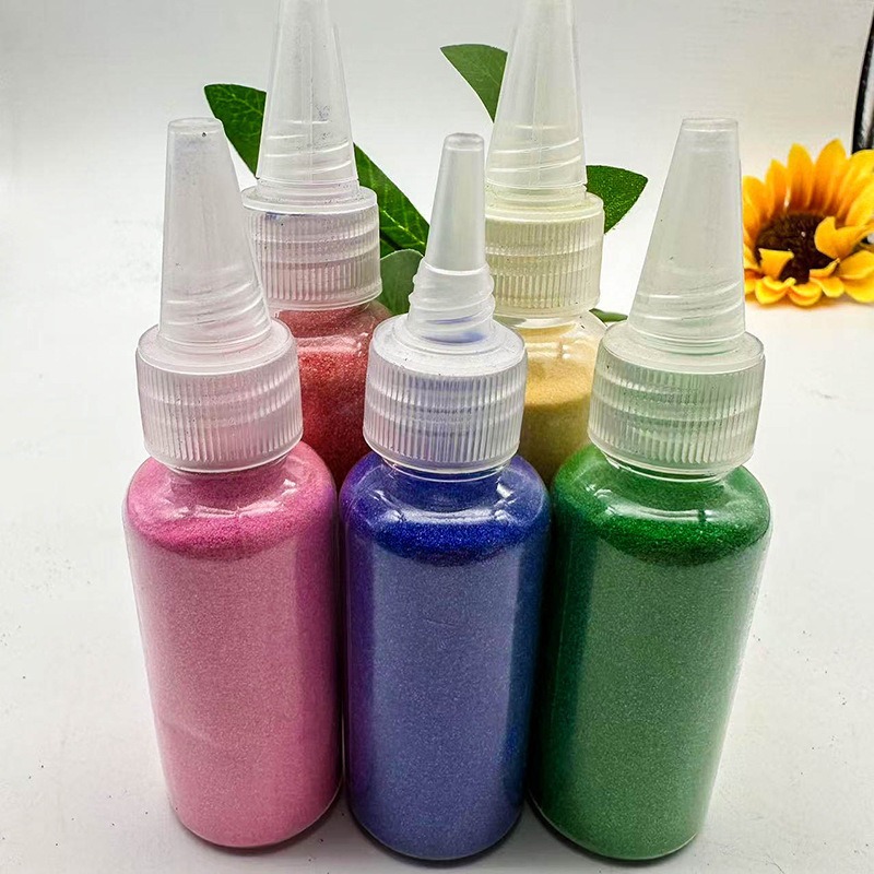 72-Color Dyed Colored Sand Bottled Small Bag 5g 10g 20g Toy Accessories Kidsren's Sand Painting Fine Sand Does Not Change Color