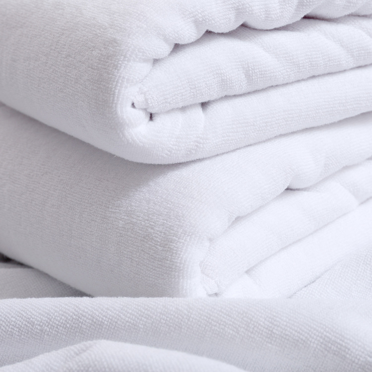 Bath Towel Pure Cotton Five-Star Hotel Bath Towel Pure Cotton Wholesale Thickeneded and Absorbent White Pure Cotton Bath Towel