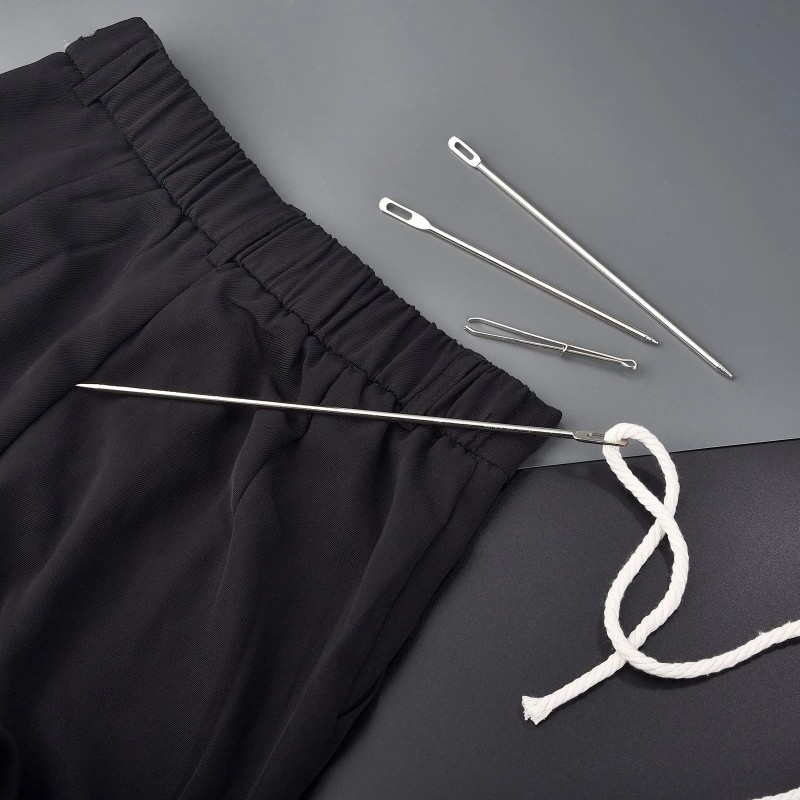 Elastic Band Threading Tool for Waistband, Hat Cord, and Rope; Magic Rubber Band Threading Tool for Home Sewing Accessories