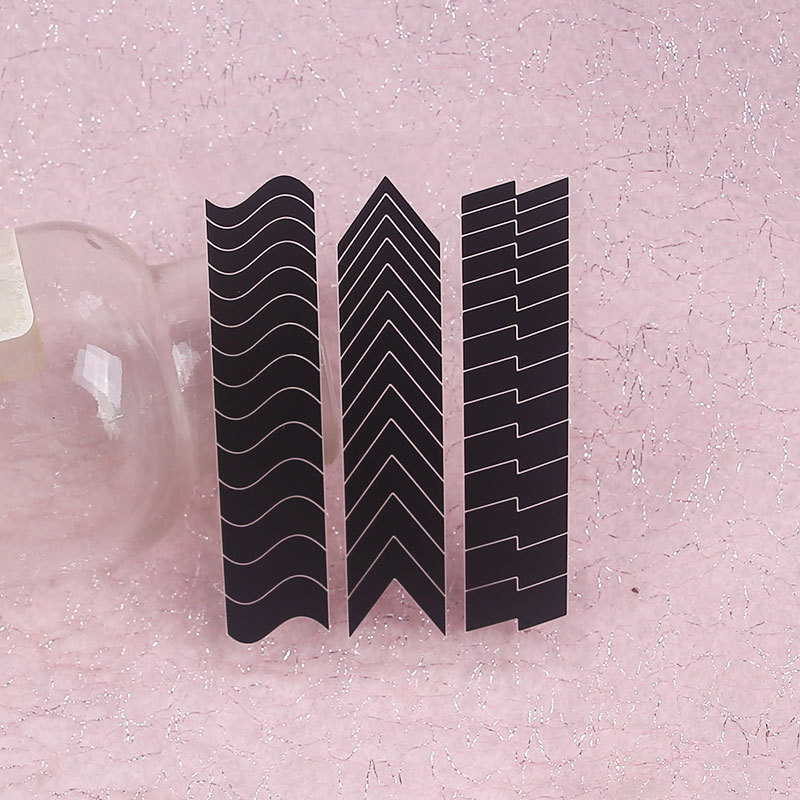 New Manicure Spray-Painted Stickers Japanese-Style Heart Butterfly Bear French Stickers Small Sweet Potato and Evening Hot Style Nail Stickers