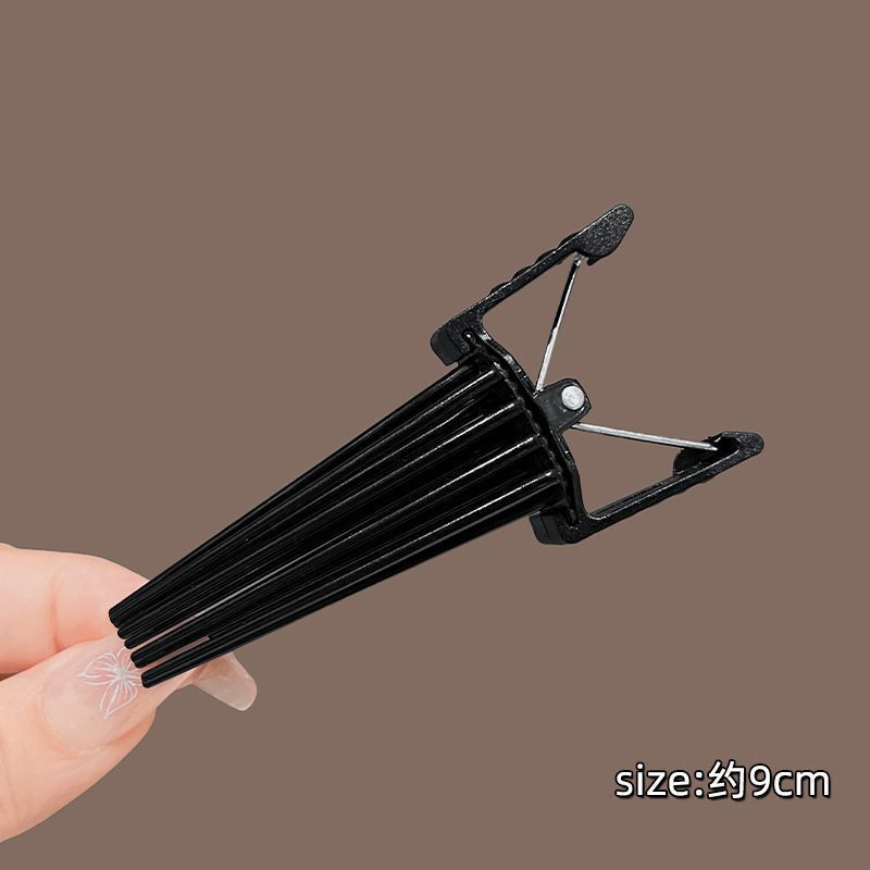 Lazy High Crown Hair Root Volumizing Tool Natural Fluffy Positioning Clip for Bangs Seamless Duckbill Clip