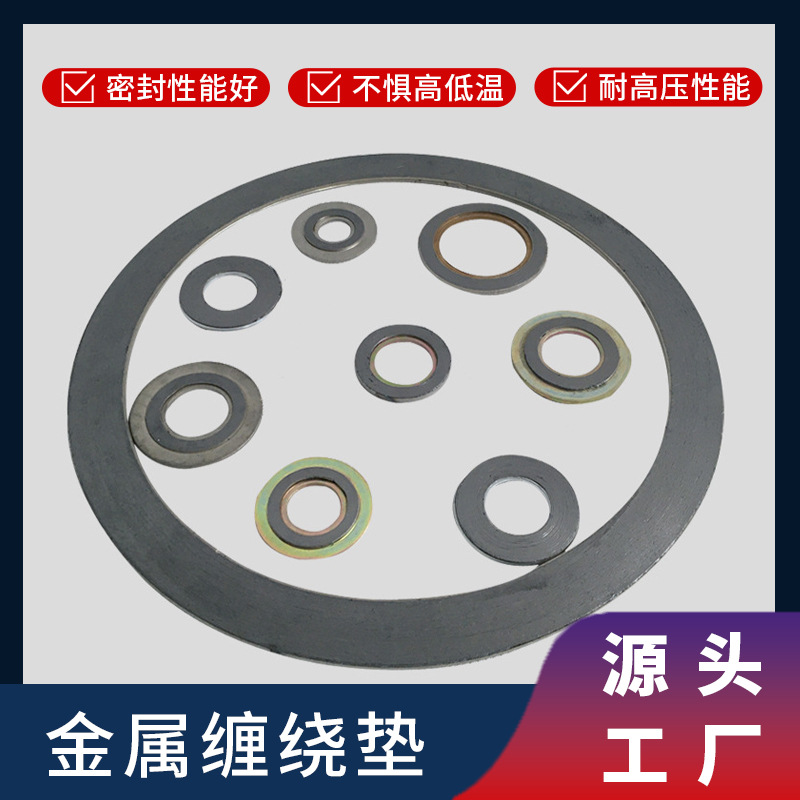 Металлическая прокладка, графитовая прокладка из углеродной стали с внутренними и внешними кольцами, стандартная прокладка из нержавеющей стали