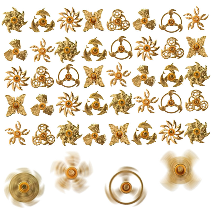 Новый сплав мини пальчиковый маленький топ антистресс металлический Наруто маленький размер мини ручной вращающийся сплавный топ