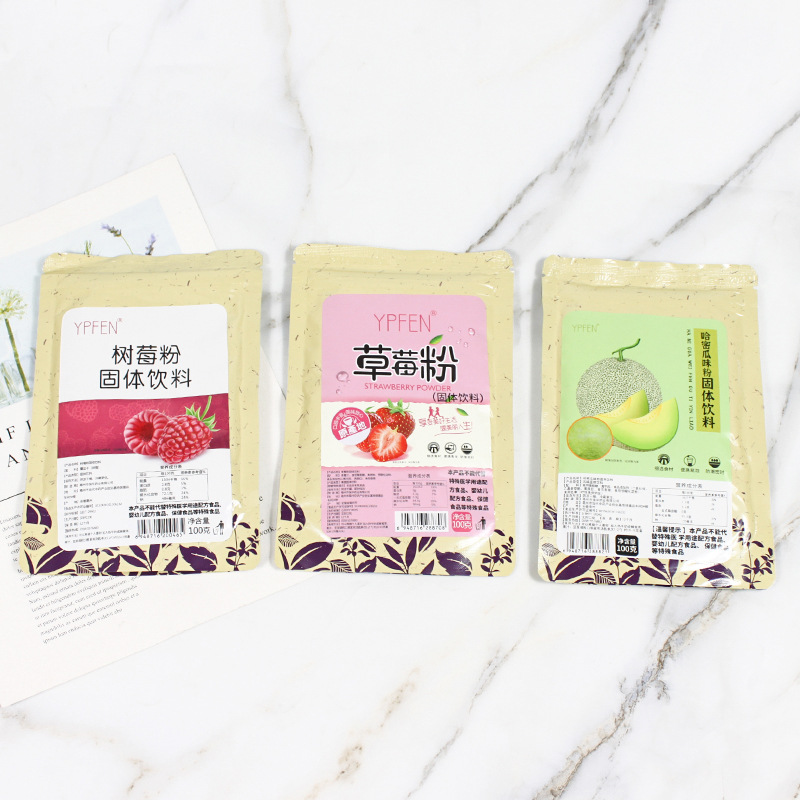 YPFEN Strawberry Mango fruit and vegetable powder solid drink 100g snowflake crisp moon cake nougat baking raw materials