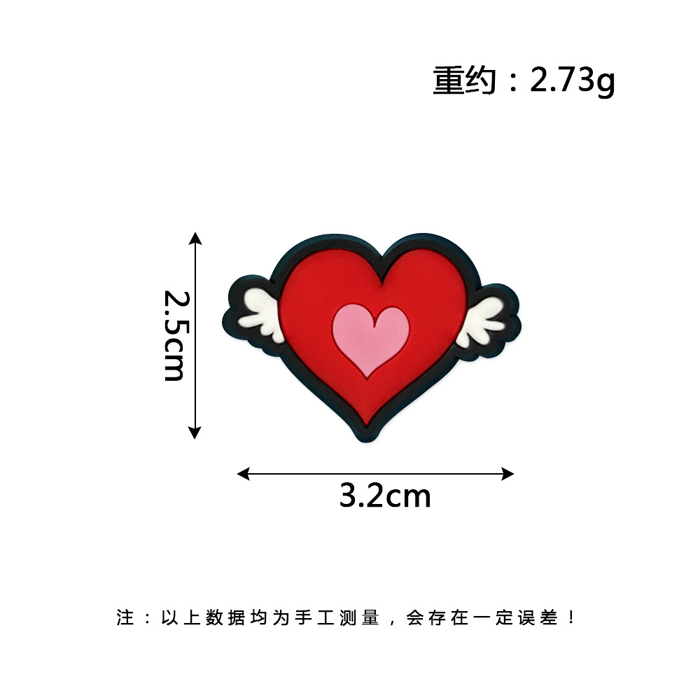 Factory specializes in creative love shape refrigerator office cute computer stickers accessories