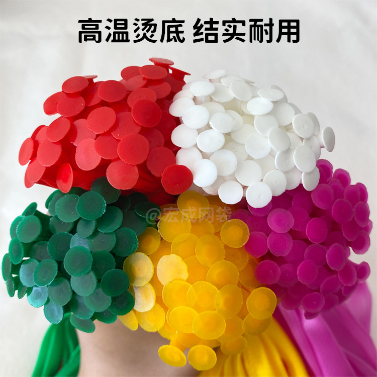 Source Factory Large Quantity Wholesale Price Advantage Multiple Colors Thickened Encrypted Soft Material Crown Buckle Egg Mesh Bag