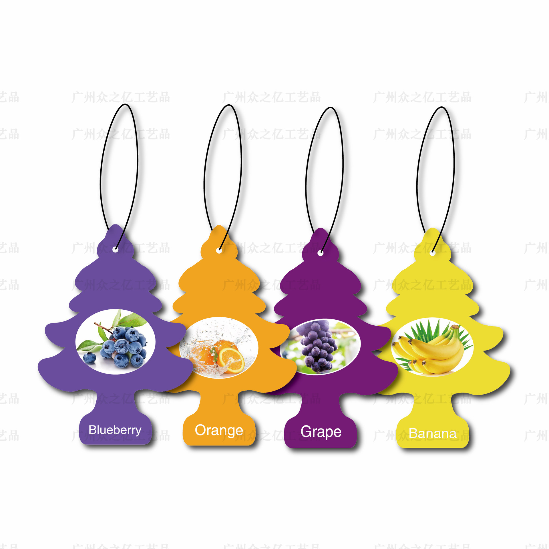 Cartoon Special-Shaped Car Car Fragrance Tablets Perfume Pendant Wardrobe Aromatherapy Fragrance Card Diffuser Tablets Car Hanging Ornaments Small Trees