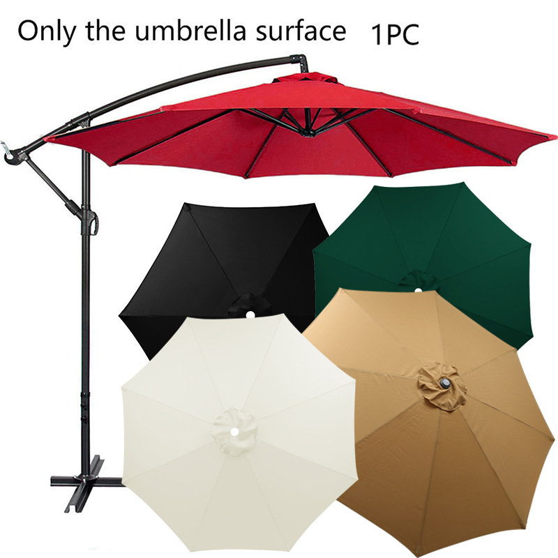 Замена ткани для уличного зонта, центральный столб для двора, банановый зонт, новая полиэфирная солнцезащитная и дождезащитная ткань