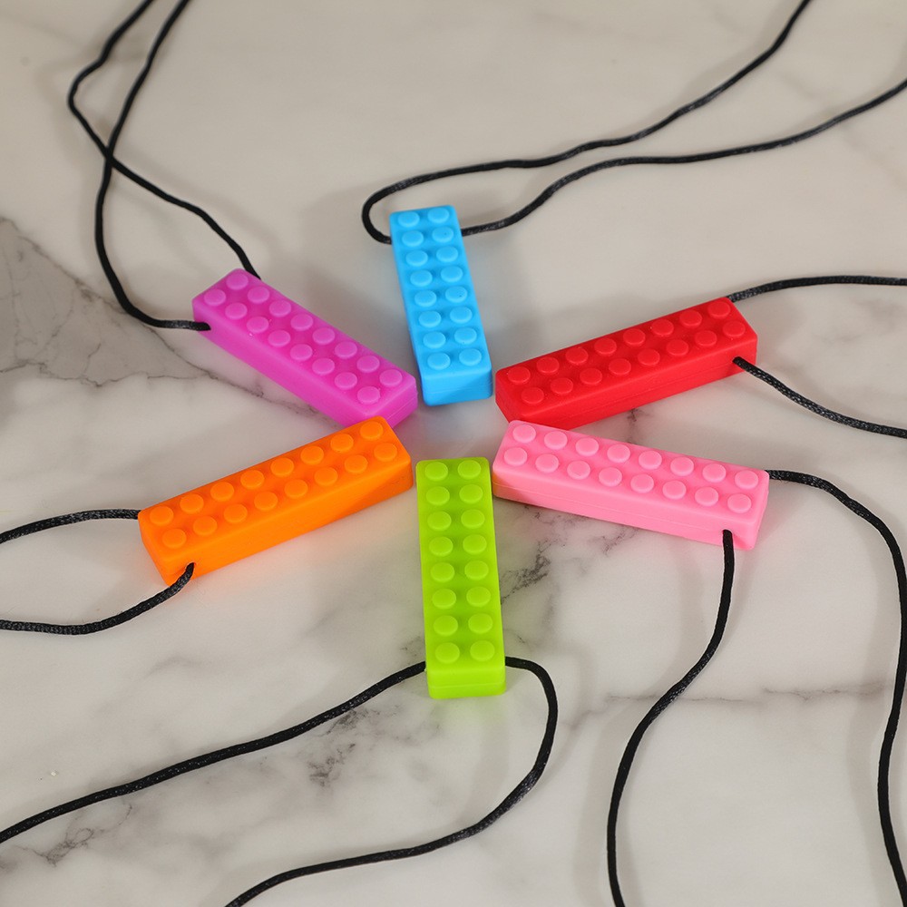 Новый строительный блок Amazon, жевательный подвеска для зубов, радужный Grinder, палочка для шлифовки для детей, набор геля для зубов с самозакрывающимся механизмом