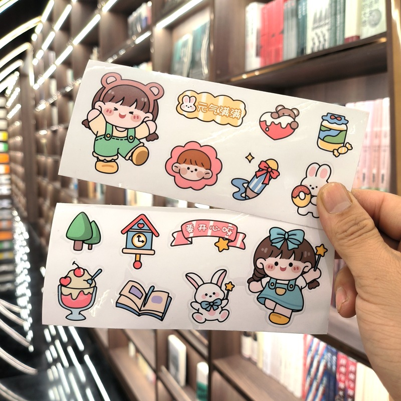 Big belly cup water Cup stickers diy Journal stickers insulation Cup stickers pcv waterproof transparent Journal stickers