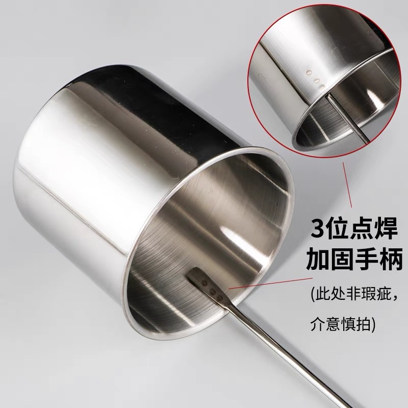 Wine Lift Wine Beater Thickened Non-Magnetic Stainless Steel Wine Spoon Funnel Wine Hanging Oil Lifting Long Handle Household Wine Spoon