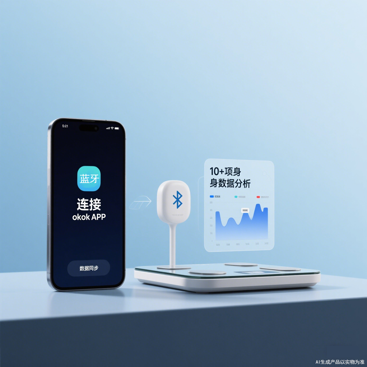 Body Fat Scale, Smart Rechargeable Weight Scale, Bluetooth Accurate Home Measurement of Body Fat, Human Body Weighing, Cross-Border Wholesale