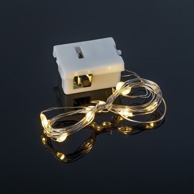 Led Small White Box Light String Bouquet Decoration Small Light String Three-Speed Flashing Atmosphere Light