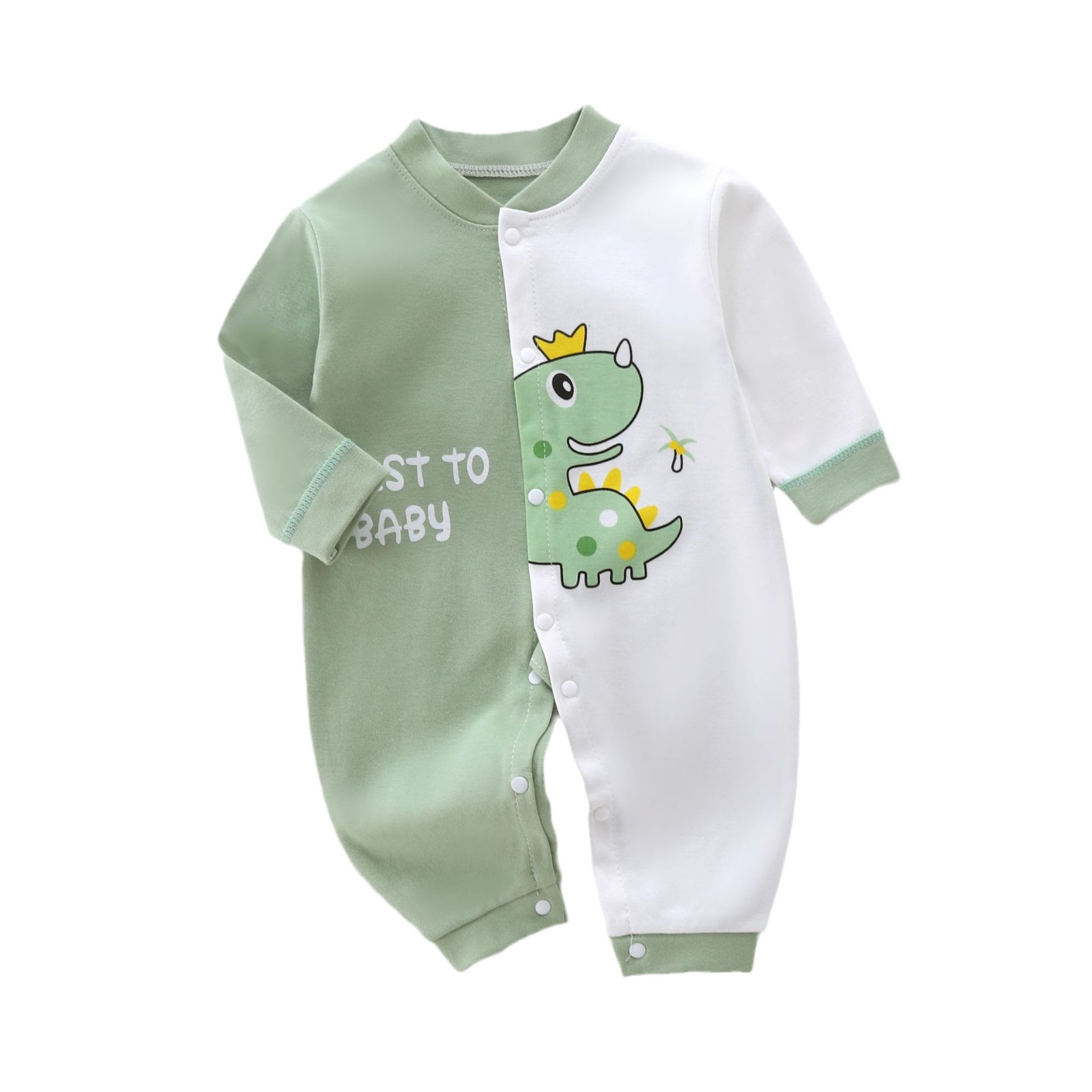 New Baby Jumpsuit Autumn and Winter Long Sleeve Combed Cotton Printed Climbing Suit for Boys and Girls Baby Underwear Baby Clothes