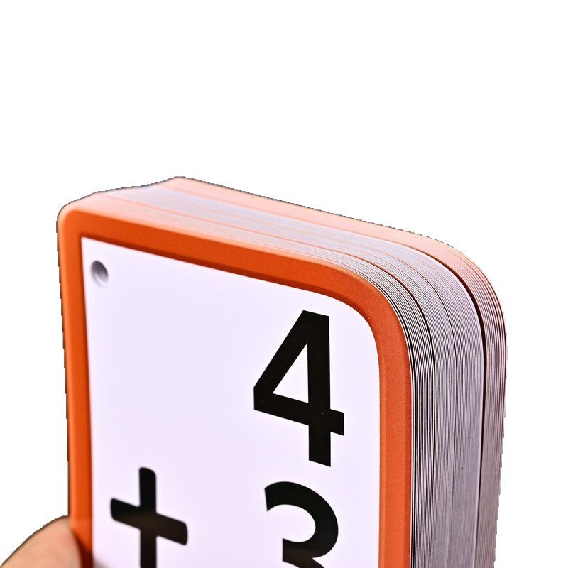 Customized cognitive card children's cartoon English card letter shape animal learning education enlightenment early education card wholesale