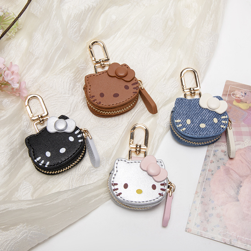 Colorful Hello Kitty Keychain Kt Cat Pendant Gift High-Looking Girl Heart Bag Pendant Mobile Phone Chain Jewelry