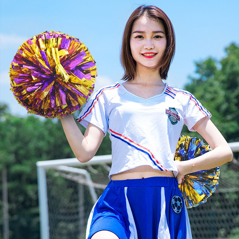 Cheerleading Ball Cheerleading Dance Flower Ball Square Dance Dancing Flower Ball School Cheerleading Performance Props Hand-Held Flower Girl
